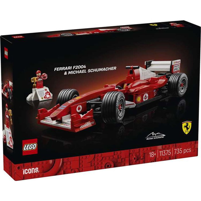 LEGO Icons Ferrari F2004 y Michael Schumacher 11375