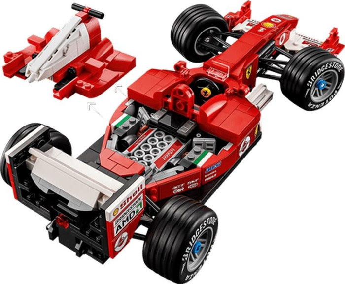 LEGO Icons Ferrari F2004 y Michael Schumacher 11375