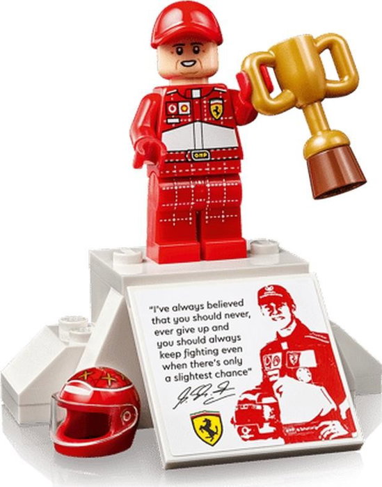 LEGO Icons Ferrari F2004 y Michael Schumacher 11375