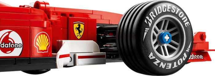 LEGO Icons Ferrari F2004 y Michael Schumacher 11375