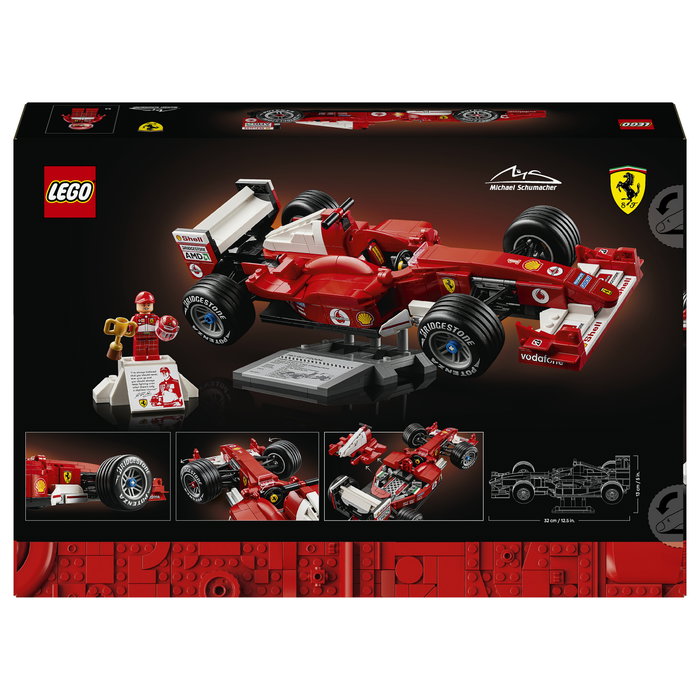 LEGO Icons Ferrari F2004 y Michael Schumacher 11375