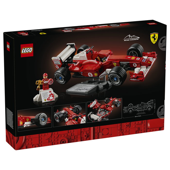 LEGO Icons Ferrari F2004 y Michael Schumacher 11375