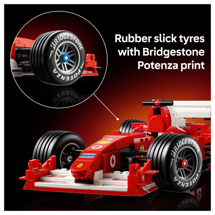 LEGO Icons Ferrari F2004 y Michael Schumacher 11375