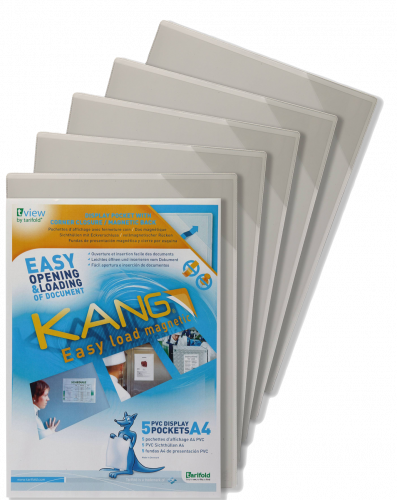 Tarifold Fundas Magnéticas Kang Easy Load A4 Pack de 5 Unidades Tarifold Fundas Magnéticas Kang Easy Load A4 Pack de 5 Unidades