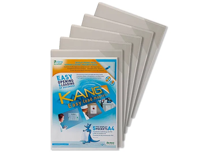 Djois Funda Presentación Magnética Anti-reflejo DIN A4 Pack 5 Unidades