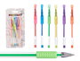 PINCELLO Set 6 Boligrafos Gel Fluor, Incluye Amarillo, Azul, Naranja, Rosa, Verde, Violeta. Dimensiones 10x21x3 cm. (Set de 24)