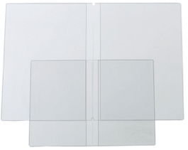 Funda Portacarnet Iberplas Pvc (Menus) 200Μ Pl.Nj.Doble Fº Paquete De 25