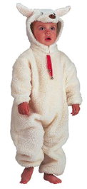 Creaciones Llopis Disfraz Bebe Ovejita Peluche talla 0-12 Meses