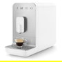 SMEG Máquina Espresso Automática con Molinillo Integrado - BCC11WHMEU - Blanco - 19 Bar, 7 Bebidas, 1350 W