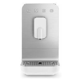 SMEG Máquina Espresso Automática con Molinillo Integrado - BCC11WHMEU - Blanco - 19 Bar, 7 Bebidas, 1350 W