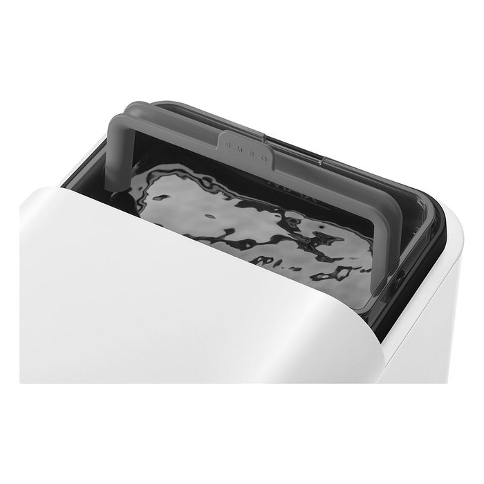 SMEG Máquina Espresso Automática con Molinillo Integrado - BCC11WHMEU - Blanco - 19 Bar, 7 Bebidas, 1350 W