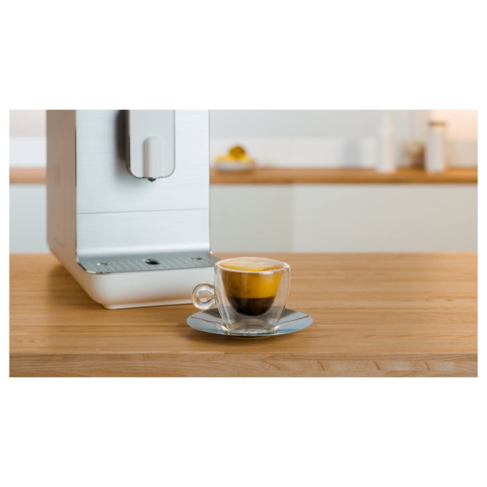 SMEG Máquina Espresso Automática con Molinillo Integrado - BCC11WHMEU - Blanco - 19 Bar, 7 Bebidas, 1350 W