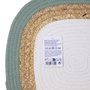 Luminarc Mantel Individual Bodo Policotón y Yute 38x38 cm Blanco