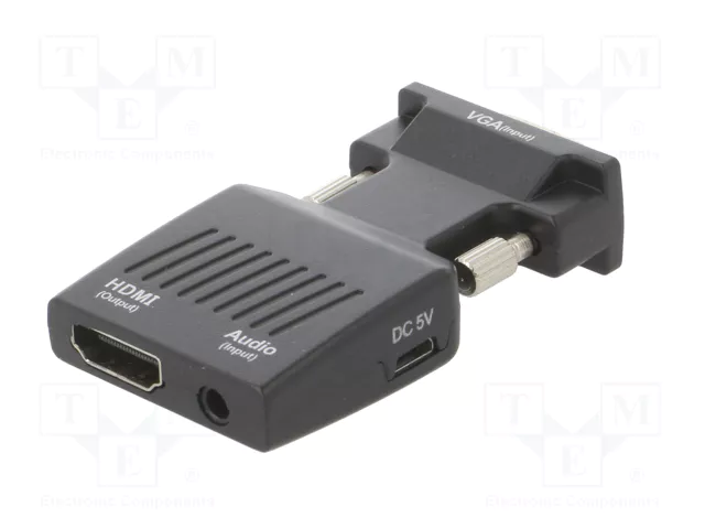 SAVIO Convertidor HDMI 1.4 a Full HD 1080p Negro