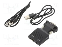 SAVIO Convertidor HDMI 1.4 a Full HD 1080p Negro