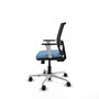 PIQUERAS Y CRESPO Silla de oficina Yunquera Azul cielo y Negro