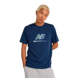 Camiseta de Manga Corta Hombre New Balance Sport Essentials Gradient Azul oscuro 11-12 Años