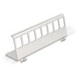 DeLOCK 90657 Soporte Keystone de 8 puertos para riel DIN en acero inoxidable gris