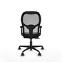 PIQUERAS Y CRESPO Silla de oficina Jorquera con mecanismo Sincro/Traslack, Negro/Gris