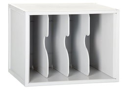 Archivo 2000 8103EV GS MÓDULO ARCHISYSTEM CON 3 SEPARADORES VERTICALES 474X356X362 MM GRIS A4