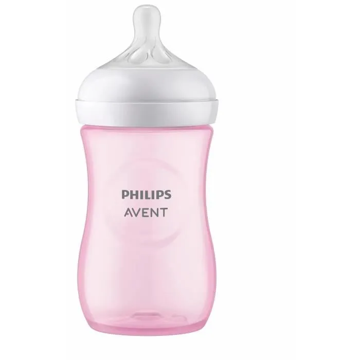 Philips Avent Biberón Natural Response 260 ml - Rosa
