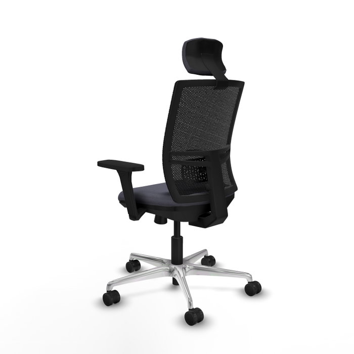 PIQUERAS Y CRESPO Silla de oficina Yunquera con mecanismo Sincro/Traslack, Gris oscuro y Negro PIQUERAS Y CRESPO Silla de oficina Yunquera con mecanismo Sincro/Traslack, Gris oscuro y Negro