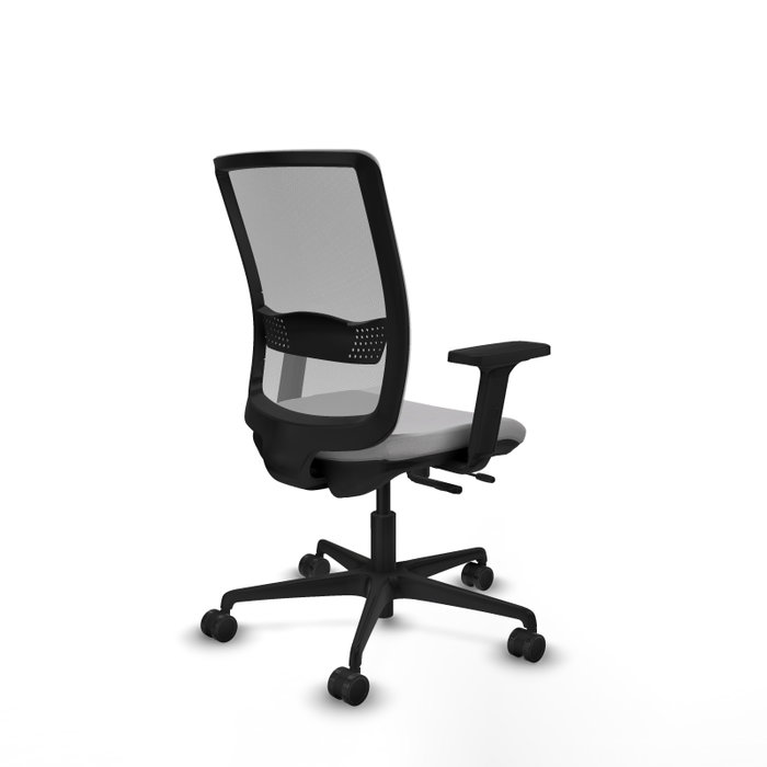 PIQUERAS Y CRESPO Silla de oficina Haches Gris claro/Gris con mecanismo Sincro/Traslack y brazos 2D PIQUERAS Y CRESPO Silla de oficina Haches Gris claro/Gris con mecanismo Sincro/Traslack y brazos 2D