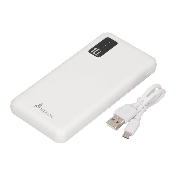 Extralink Power bank EPB-098W 10000mAh Blanco USB-C