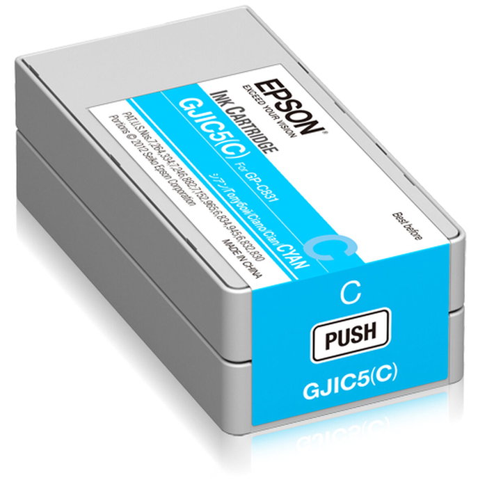 Cartucho de Tinta Original Epson GJIC5C Cian Cartucho de Tinta Original Epson GJIC5C Cian