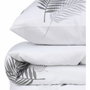 Aucune Juego de cama Gris - 1 funda nórdica 220x240 cm + 2 fundas de almohada 60x60 cm
