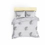 Aucune Juego de cama Gris - 1 funda nórdica 220x240 cm + 2 fundas de almohada 60x60 cm