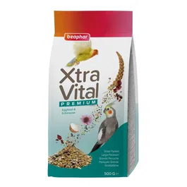 Beaphar Xtravital Periquitos Grandes Alimento para Aves 500 gr