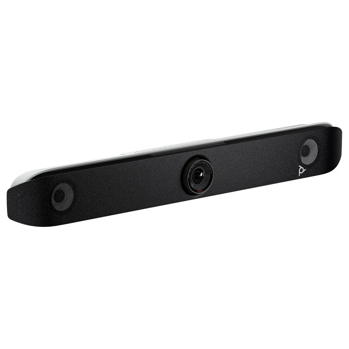 HP Poly Studio X52 GSA/TAA Sistema de Videoconferencia para Grupo 4K Ultra HD 60 fps, Cámara 20 MP, Zoom 5x, Altavoces, Micrófonos, HDMI, USB, Ethernet - Negro