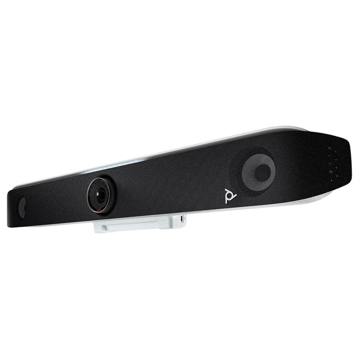 HP Poly Studio X52 GSA/TAA Sistema de Videoconferencia para Grupo 4K Ultra HD 60 fps, Cámara 20 MP, Zoom 5x, Altavoces, Micrófonos, HDMI, USB, Ethernet - Negro