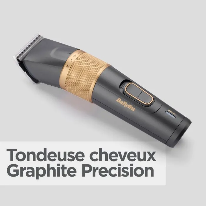 Babyliss Cortapelos P1361E con Cuchillas de Grafito, 26 Longitudes de Corte y 160 min de Batería Babyliss Cortapelos P1361E con Cuchillas de Grafito, 26 Longitudes de Corte y 160 min de Batería