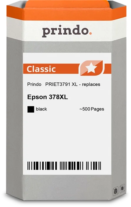 Prindo PRIET3791 Classic XL Cartucho de tinta negro Prindo PRIET3791 Classic XL Cartucho de tinta negro