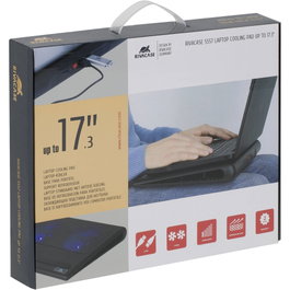Rivacase 5557 Notebook Cooling Pad hasta 43,9cm (17.3 pulgadas)