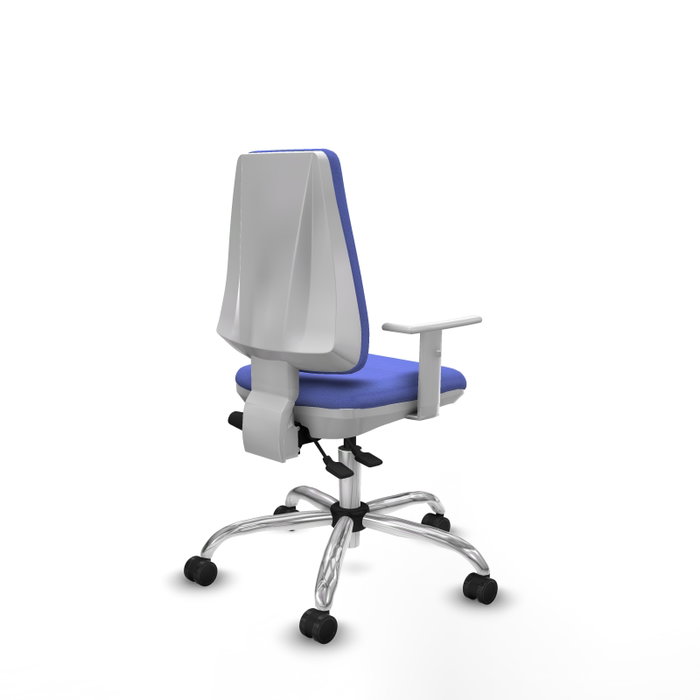 PIQUERAS Y CRESPO Silla de oficina Elche con mecanismo Asincro en azul claro PIQUERAS Y CRESPO Silla de oficina Elche con mecanismo Asincro en azul claro