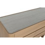 DKD Home Decor Cómoda Travertino Gris Claro con Mármol