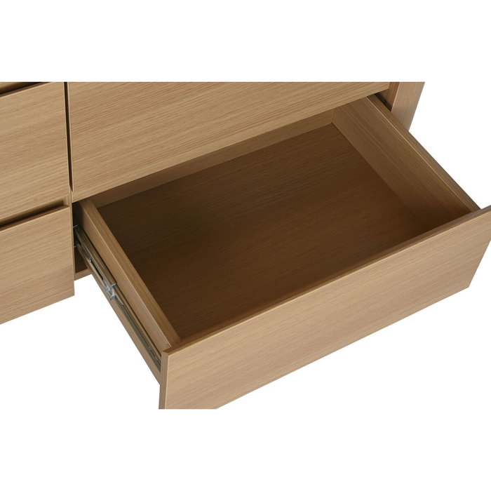 DKD Home Decor Cómoda Travertino Gris Claro con Mármol DKD Home Decor Cómoda Travertino Gris Claro con Mármol