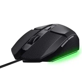 Trust Gaming Ratón Gaming GXT 121 Felox+, Sensor Óptico 10000 DPI, PixArt PAW3327, 6 Botones Programables, Iluminación LED, Cable 1.8m, para PC, 25603