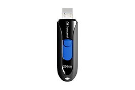 Transcend JetFlash 790 256GB USB 3.1 Gen 1, Unidad Flash USB Tipo-A Retráctil, Negro