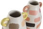 DKD Home Decor Jarrón Urban Multicolor 17 x 35 x 17 cm (2 Unidades)