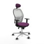 PIQUERAS Y CRESPO Silla de oficina Jorquera Morado y Blanco