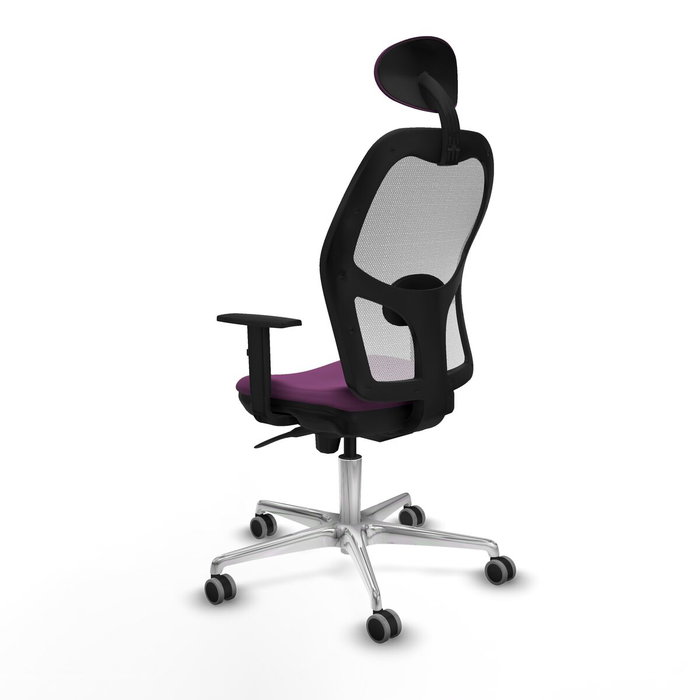 PIQUERAS Y CRESPO Silla de oficina Jorquera Morado y Blanco
