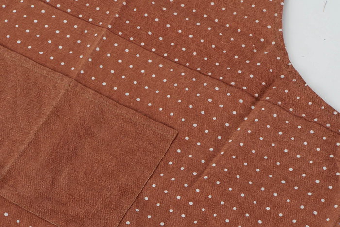 DKD Home Decor Delantal Basicos Azul Celeste Marron 0.5 x 80 x 70 cm (12 Unidades)