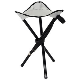 Home Deco Factory Taburete Camping Plegable Acero Poliéster Plástico PP 31x45 cm