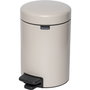 Brabantia Newicon Cubo de basura con pedal 3 L Soft Beige