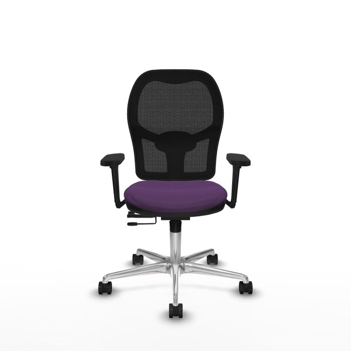 PIQUERAS Y CRESPO Silla de oficina Jorquera Morado/Negro con Mecanismo Sincro/Traslack PIQUERAS Y CRESPO Silla de oficina Jorquera Morado/Negro con Mecanismo Sincro/Traslack