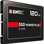 Emtec X150 Power Plus ECSSD120GX150 - Disco SSD 120 GB 2.5" SATA III, 3D NAND, hasta 520 MB/s lectura, actualización PC